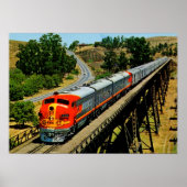 Hauptbahnhof San Francisco - Route Vintag Poster (Vorne)