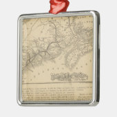 Hauptbahnhof Silbernes Ornament (Links)