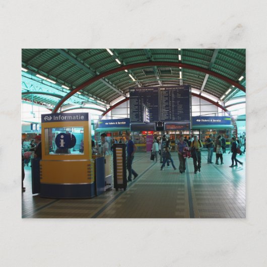 Hauptbahnhof Utrecht Postkarte (Vorderseite)