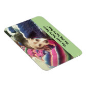 "Hauptbett genommen / Dog Bed Free" 3x4 Foto Magne Magnet (Rechte Seite)