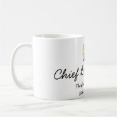 Hauptbrautjungfer - königliche Hochzeits-Tasse des Kaffeetasse (Links)