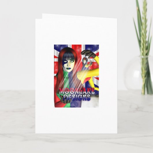 Hauptbrautjungfern-Hochzeits-Karte Einladung (Rückseite)