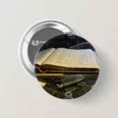 Hauptbuch und Brillen Button (Vorne & Hinten)