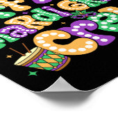 Hauptbüro Mardi Gras Crew Mitarbeiter Mardi Ca Poster (Ecke)