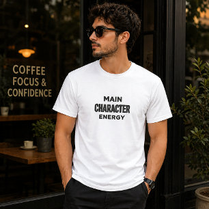 Hauptcharakter-Energie-Ästhetik-Minimalist-Bold  T-Shirt