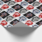 Hauptcoon Art Collage Funky Trends Geschenkidee Geschenkpapier (Ecke)