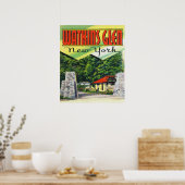 Haupteingang Aussicht auf den Watkins Glen Staat P Poster (Küche)