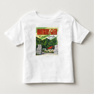 Haupteingangs-Ansicht zum Watkins Glen-Staats-Park Kleinkind T-shirt