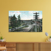 Haupteingangsansicht der Marine Leinwanddruck (Insitu (Wohnzimmer))