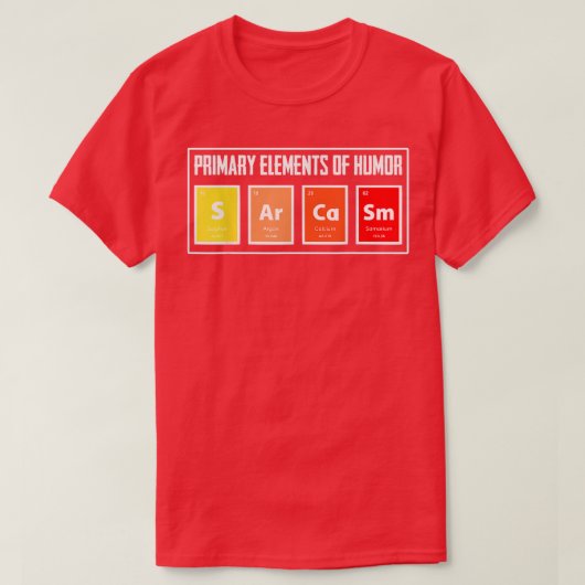 Hauptelemente von Spaß Sarcasm Funny Science Gi T-Shirt (Design vorne)