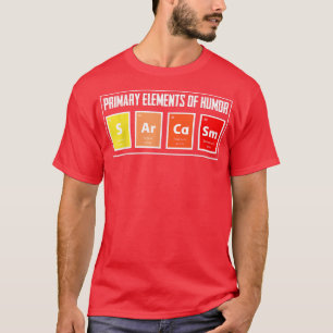 Hauptelemente von Spaß Sarcasm Funny Science Gi T-Shirt