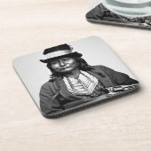 HauptEsatonyett, 1869 (b/w Foto) Getränkeuntersetzer (Linke Seite)