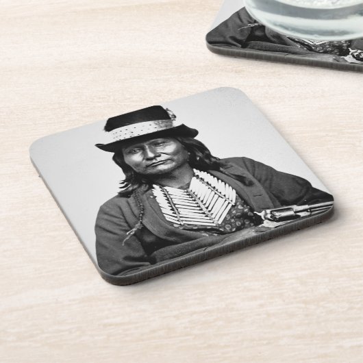 HauptEsatonyett, 1869 (b/w Foto) Getränkeuntersetzer (Linke Seite)