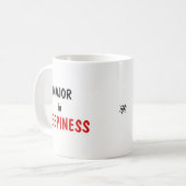 Hauptfach Schläfrigkeit, Master in Kaffee – Kaffee Kaffeetasse (Vorderseite Links)