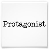 Hauptfigur des Protagonisten Fotodruck (Vorne)