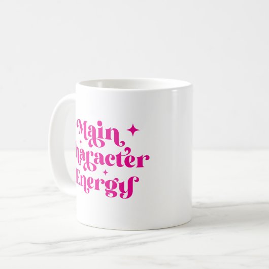 Hauptfigur Energie rosa Kaffeetasse (Vorderseite Links)