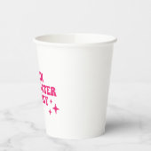 Hauptfigur Energie rosa Pappbecher (Links)