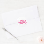 Hauptfigur Energie rosa Runder Aufkleber (Umschlag)