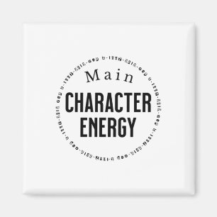 Hauptfigur Fett Motivierend Typografie Gen Z Magnet