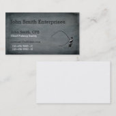 Hauptfischen-Freund-Schablone Visitenkarte (Vorne/Hinten)