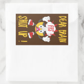 HAUPTGEHIRN....................................... RECHTECKIGER AUFKLEBER (Tasche)