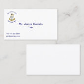 Hauptgeschäftskarte der Küstenwache Visitenkarte (Vorne/Hinten)