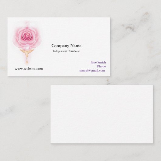 Hauptgeschäftskarte des Ölverteilers Visitenkarte (Vorne/Hinten)