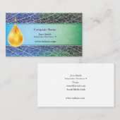 Hauptgeschäftskarte des Ölverteilers Visitenkarte (Vorne/Hinten)