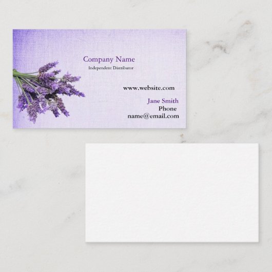 Hauptgeschäftskarte des Ölverteilers Visitenkarte (Vorne/Hinten)