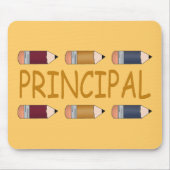 Hauptgeschenk mit Bleistift-Grenze Mousepad (Vorne)