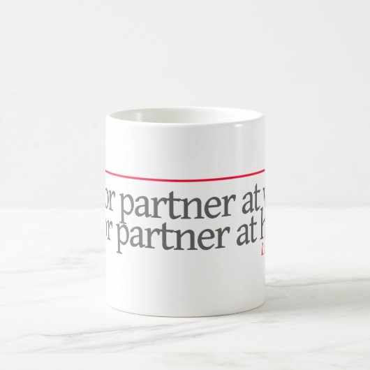 "HAUPTGESELLSCHAFTER AN WORK.JUNIOR PARTNER ZU KAFFEETASSE (Mittel)