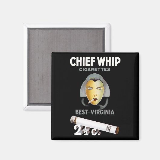 Hauptgeweih-Zigaretten Magnet (Vorderseite/Rückseite)