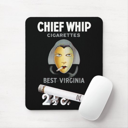 Hauptgeweih-Zigaretten Mousepad (Mit Mouse)