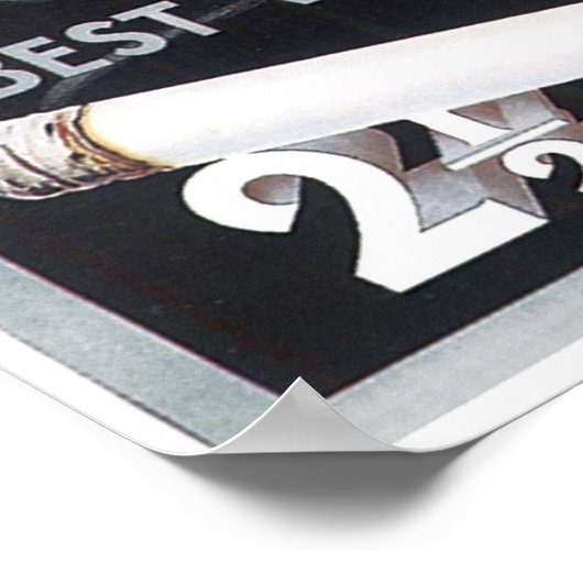 Hauptgeweih-Zigaretten Poster (Ecke)