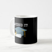 Hauptgrad-Abschluss 2018 beherrschte Kaffee-Tasse Kaffeetasse (Vorderseite Links)