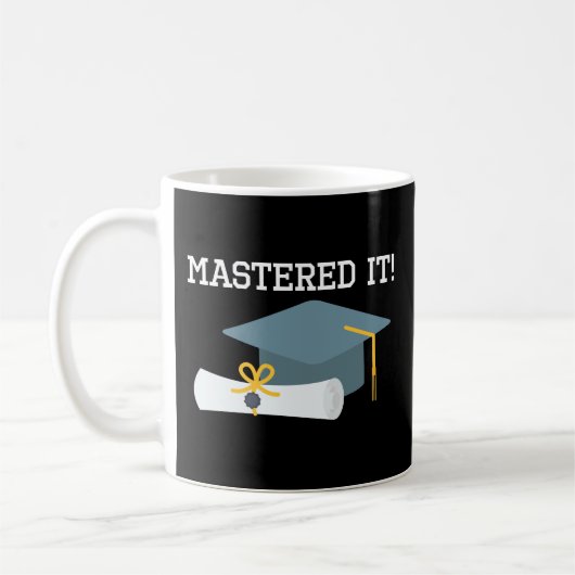 Hauptgrad-Abschluss 2018 beherrschte Kaffee-Tasse Kaffeetasse (Links)