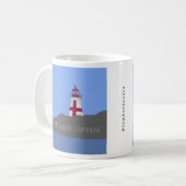 Haupthafen-Leuchtturm-Tasse Kaffeetasse (Vorderseite Links)