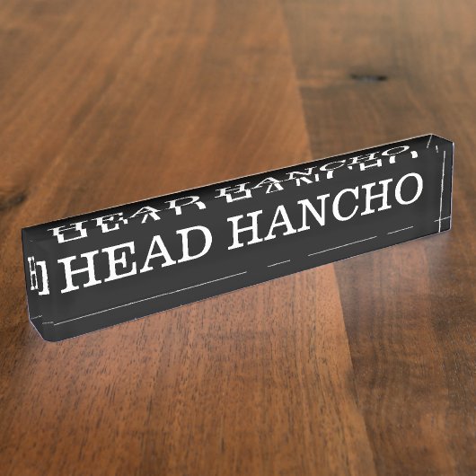 HauptHancho Namensplakette (Seite)