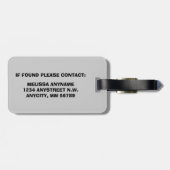 Hauptingenieur Gepäckanhänger (Rückseite horizontal)