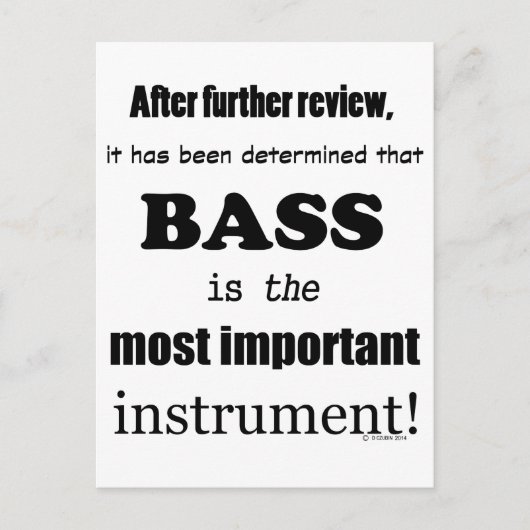 Hauptinstrument Postkarte (Vorderseite)