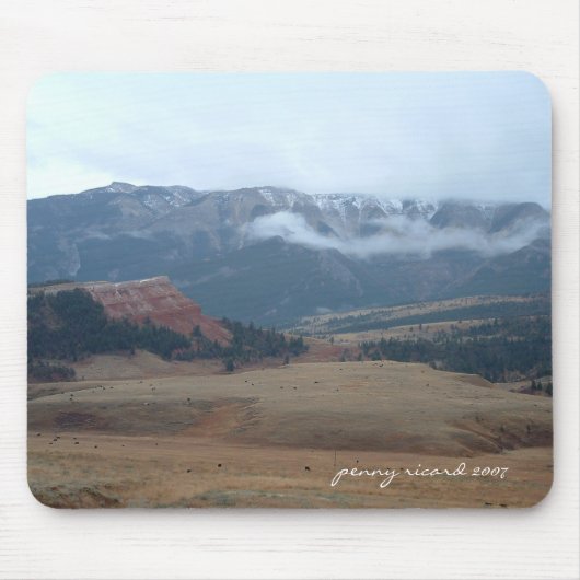 Hauptjoseph-Seitenweg Wyoming Mousepad (Vorne)