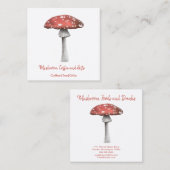 Hauptkarte für die Aquarellmauer Quadratische Visitenkarte (Vorne/Hinten)