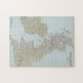 Hauptlandstraßen der britischen Inseln Puzzle (Horizontal)