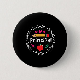 Hauptleiter Motivator Lustig Zurück zur Schule Fi Button