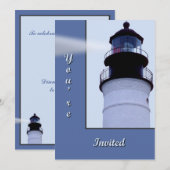 HauptLeuchtturm West Einladung (Vorne/Hinten)