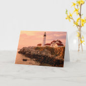 Hauptlicht | Maine KapElizabeth | Portland Karte (Gelbe Blume)