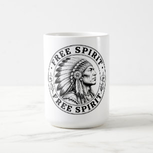 Häuptling der Native Americans Kaffeetasse