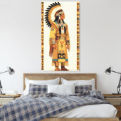 Häuptling der Native Americans Leinwanddruck (Insitu (Schlafzimmer))