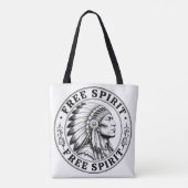 Häuptling der Native Americans Tasche (Rückseite)