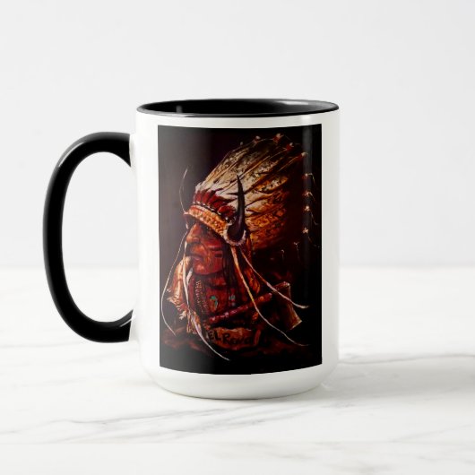Häuptling der Native Americans Tasse (Links)